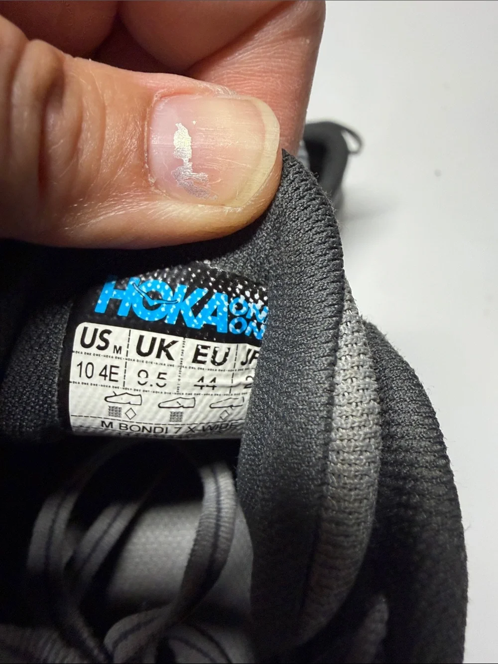 Hoka One One Bondi 7 x-wide Men's sneaker shoes 